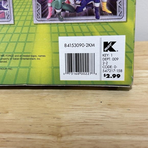 Vintage Foil Power Rangers Time Force Valentine's 30 Count Cards - New In Box - Picture 7 of 11